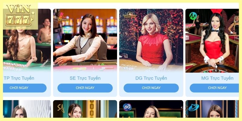 Ưu điểm vượt trội khi chơi casino Vin777